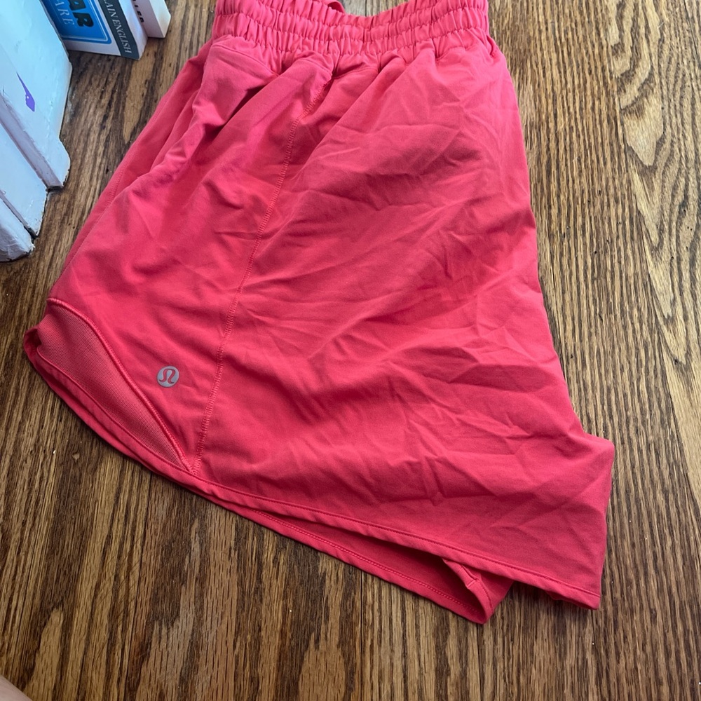 Pink Lululemon hottie hot shorts